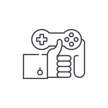 En iyi teklif satırı simgesi kavramı. En iyi teklif doğrusal vektör çizim, sembol, işareti