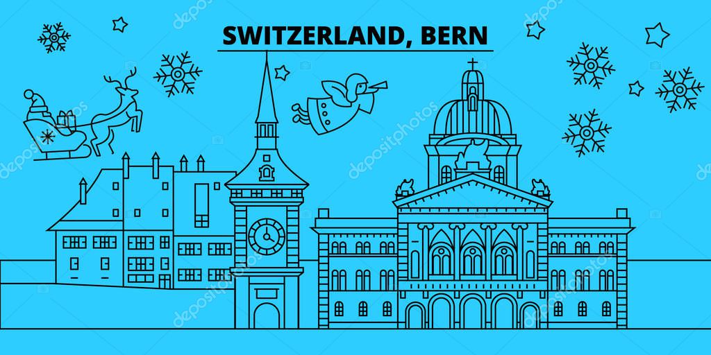 Switzerland Bern Winter Holidays Skyline Merry Christmas Happy New Year Decorated Banner With Santa Claus Flat Outline Vector Switzerland Bern Linear Christmas City Illustration Premium Vector In Adobe Illustrator Ai Ai Switzerland Bern Winter Holidays Skyline Merry Christmas Happy New Year Decorated Banner With Santa Claus Flat Outline Vector Switzerland Bern Linear Christmas City Illustration Premium Vector In Adobe Illustrator Ai Ai