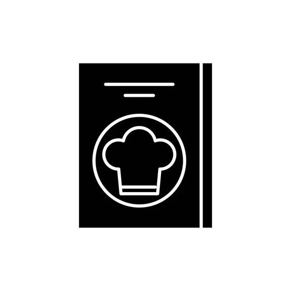 레스토랑 빌 블랙 아이콘, 고립 된 배경에 로그인 벡터. 레스토랑 빌 개념 기호, 그림 — 스톡 벡터