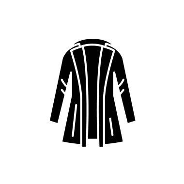 Siyah simge kat, izole arka plan tabelada vektör. Kat kavramı sembol, illüstrasyon 