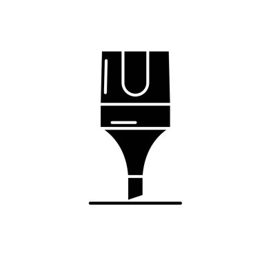 Marker siyah kutsal kişilerin resmi, vektör izole arka plan üzerinde işareti. İşareti kavramı sembol, illüstrasyon 