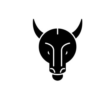 Yükseliş trendi siyah kutsal kişilerin resmi, vektör izole arka plan üzerinde işareti. Yükseliş trendi kavramı sembol, illüstrasyon 