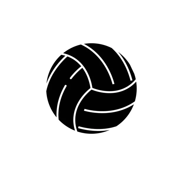 Basketballspiel schwarzes Symbol, Vektorzeichen auf isoliertem Hintergrund. Basketball-Spiel Konzept Symbol, Illustration — Stockvektor