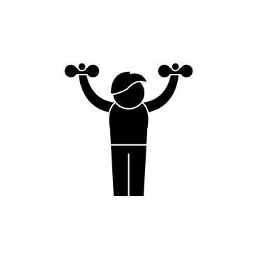 Jimnastik siyah simgesi ev, izole arka plan tabelada vektör. Ev jimnastik kavramı sembol, illüstrasyon 