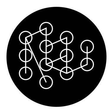 Derin kavramı siyah vektör kavramı simge öğrenme. Derin kavramı düz illüstrasyon, işaret öğrenme