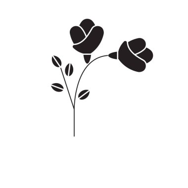 Frezya siyah vektör kavramı simge. Frezya düz illüstrasyon işareti