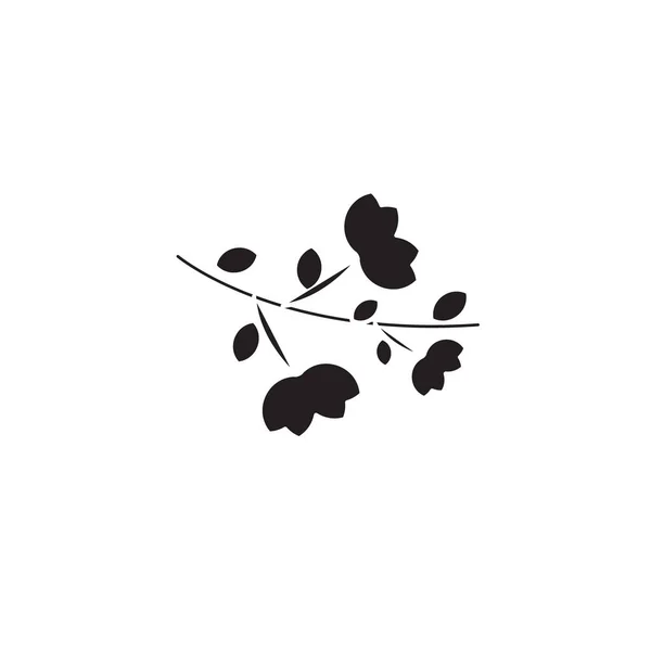 Иконка черного вектора лаванды. Лавандовая плоская иллюстрация, знак — стоковый вектор
