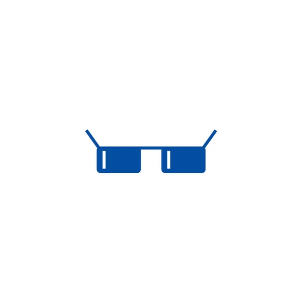 Sunglasses line icon concept. Sunglasses flat  vector symbol, sign, outline illustration. — Stock Vector
