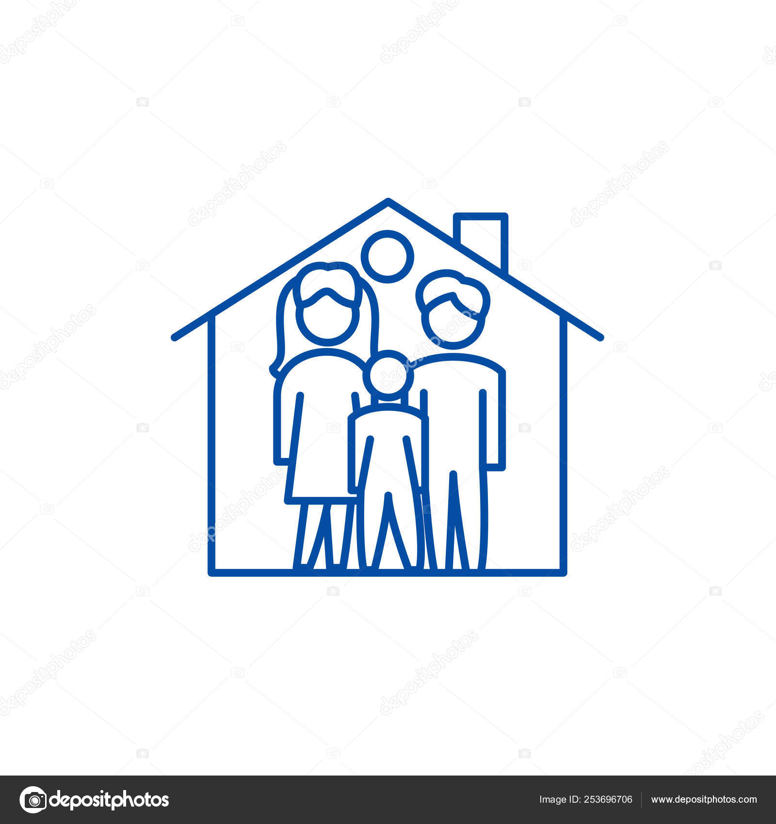 символ семейный дом. логотип семейный дом. знак семьи. семья под крышей. дом символ семьи.