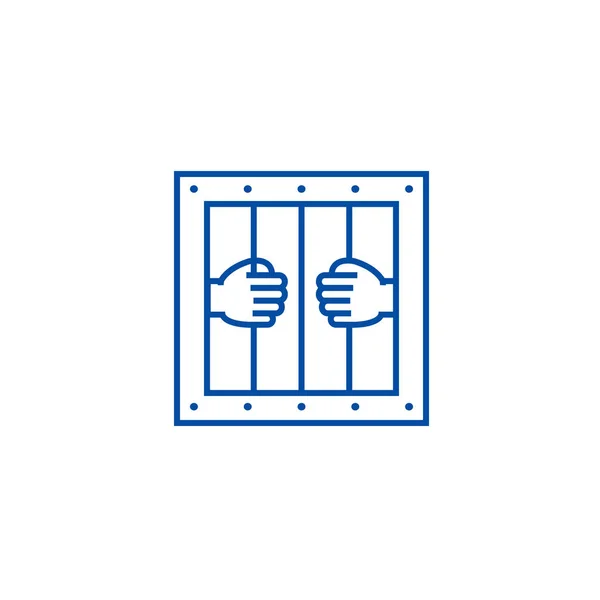 Conceito de ícone da cadeia. Cadeia símbolo vetorial plana, sinal, ilustração esboço . — Vetor de Stock