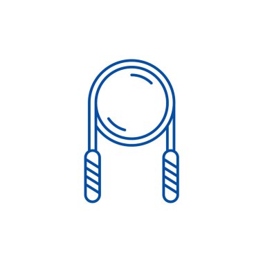 Oklava satırı simgesi kavramı. Haddeleme pin düz vektör simgesi, işaret, anahat illüstrasyon.