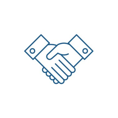 Satırı simgesi kavramı kabul etmiş oluyorsunuz. Düz vektör simgesi, kabul işareti, anahat illüstrasyon.