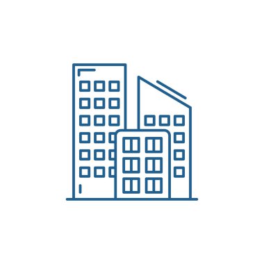 Ekoloji satırı simgesi kavramı. Ekoloji düz vektör simgesi, işaret, anahat illüstrasyon.