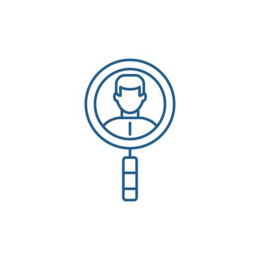 Meslektaşları simgesi kavramı hat için arama. İş arkadaşları düz vektör simgesi, işaret, anahat illüstrasyon için arama.