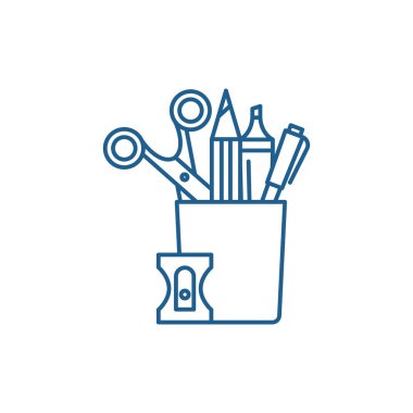 İleti örneği küme satır simgesi kavramı. İleti örneği küme düz vektör simgesi, işaret, anahat illüstrasyon.