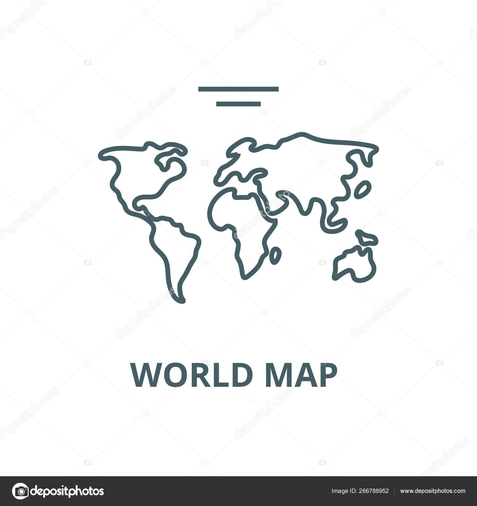 World Map Vector Line Icon Linear Concept Outline Sign Symbol Stock Vector Image By C Iconsgraph World Map Vector Line Icon Linear Concept Outline Sign Symbol Stock Vector Image By C Iconsgraph