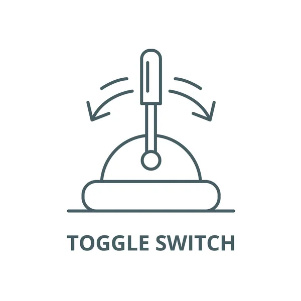 Reggle switch vector line icon, linear concept, outline sign, symbol — стоковый вектор