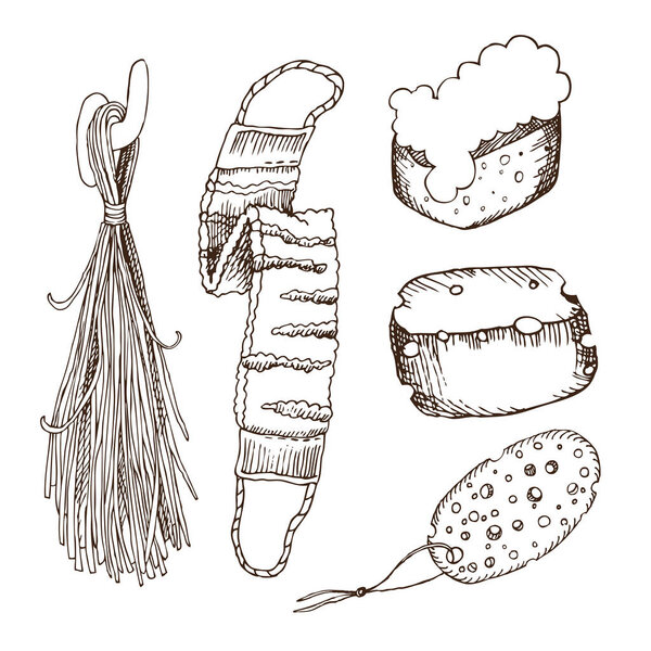 Мочалка рисунок для детей