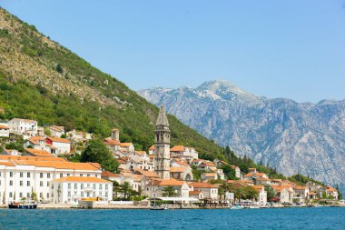 Bay Of Kotor, Perast, Karadağ - 15 Temmuz 2018: T