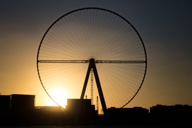 Dubai'de yapım aşamasında olan Ain Dubai dönme dolap