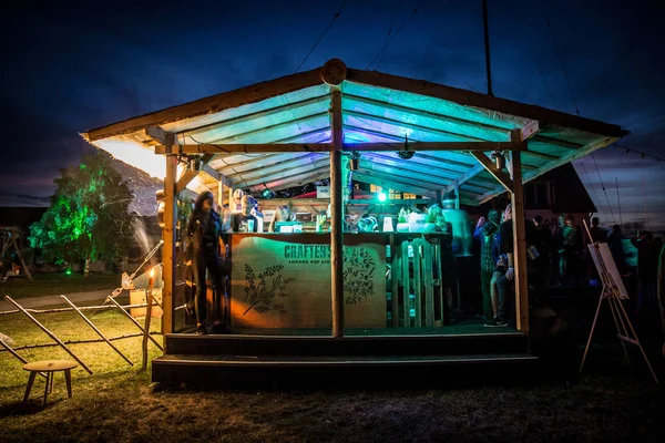 Outside bar at iLandSound festival