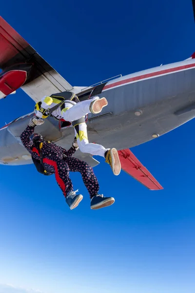 跳伞照片积极康乐活动的概念 — 图库照片