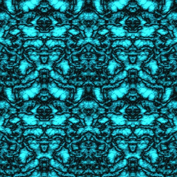 Digitale Illustration Geometrisch Abstraktes Nahtloses Muster Mit Reliefeffekt Blaue Und — Stockfoto