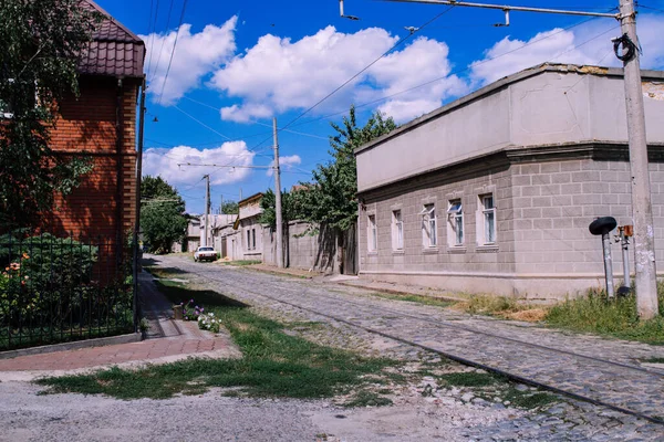 Odessa Ucrania Agosto 2017 Paisaje Urbano Día Soleado Una Calle — Foto de Stock