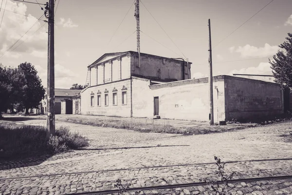 Odessa Ucrânia Agosto 2017 Edifício Arquitetônico Antigo Uma Pequena Rua — Fotografia de Stock