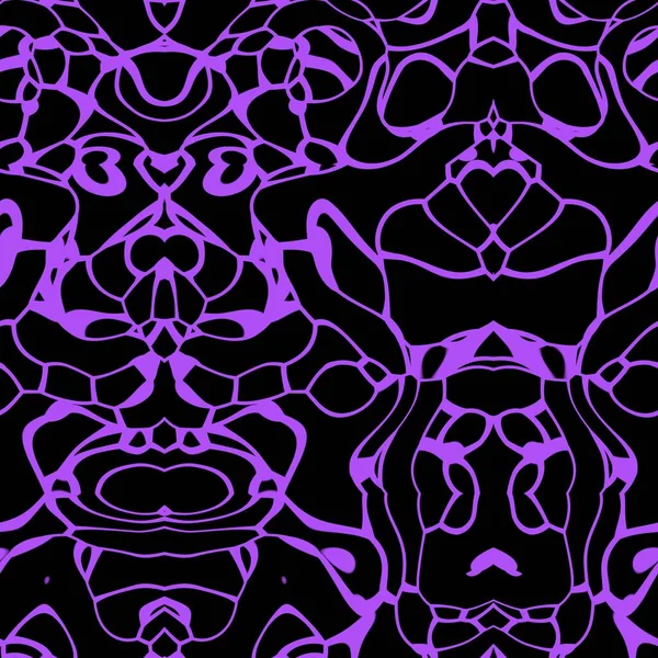 Seamless abstract pattern in fuchsia and black tones