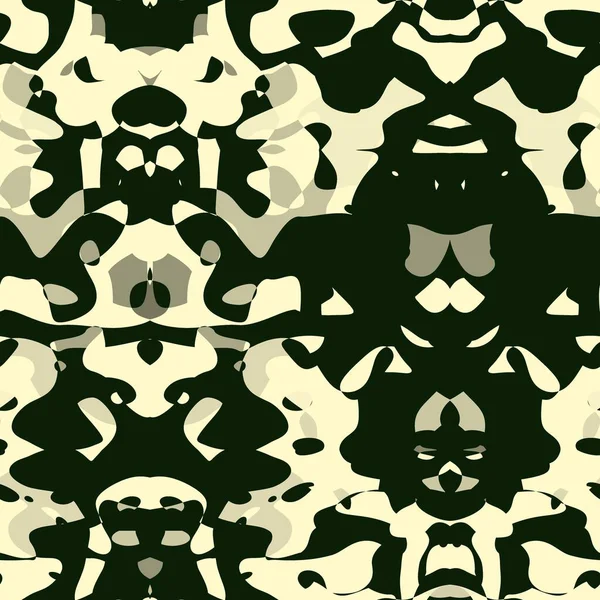 Bezproblémový Abstraktní Vzor Béžových Černých Tónech — Stock fotografie