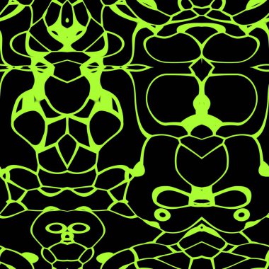 Kireç ve siyah tonlarda kusursuz soyut desen