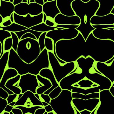 Kireç ve siyah tonlarda kusursuz soyut desen