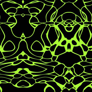 Kireç ve siyah tonlarda kusursuz soyut desen