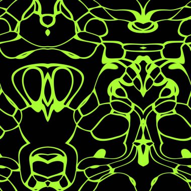 Kireç ve siyah tonlarda kusursuz soyut desen