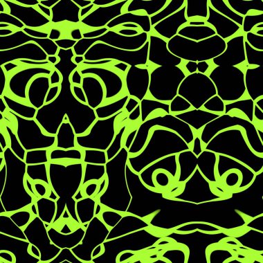 Kireç ve siyah tonlarda kusursuz soyut desen