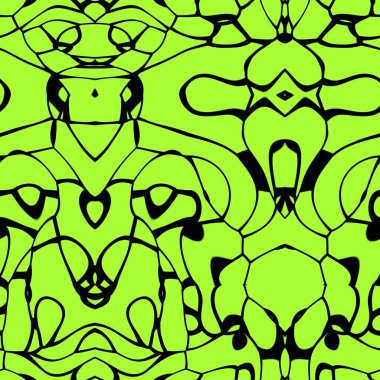 Kireç ve siyah tonlarda kusursuz soyut desen