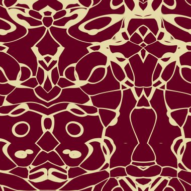 Kestane ve bej tonlarında kusursuz soyut desen