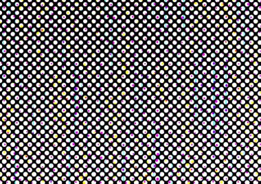 Pop sanat tarzında deseni olan soyut parlak arkaplan, hediye kartları için renkli arkaplan, web sitesi, kartpostallar, iç tasarım, çıkartmalar, ambalaj kağıdı, reklamcılık