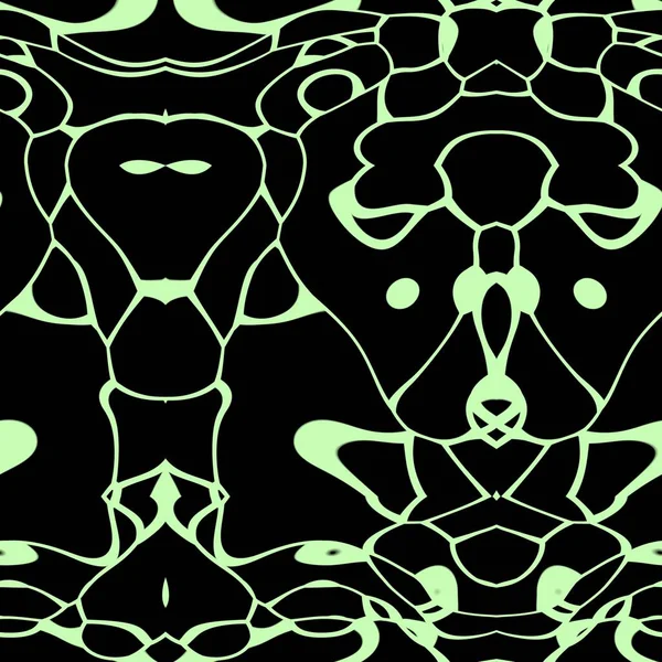 Nahtlose Abstrakte Muster Hellen Grün Und Schwarztönen — Stockfoto