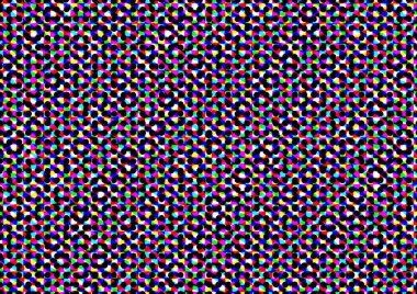 Pop sanat tarzında deseni olan soyut parlak arkaplan, hediye kartları için renkli arkaplan, web sitesi, kartpostallar, iç tasarım, çıkartmalar, ambalaj kağıdı, reklamcılık