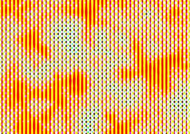 Pop sanat tarzında deseni olan soyut parlak arkaplan, hediye kartları için renkli arkaplan, web sitesi, kartpostallar, iç tasarım, çıkartmalar, ambalaj kağıdı, reklamcılık