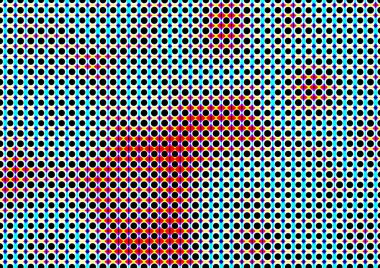 Pop sanat tarzında deseni olan soyut parlak arkaplan, hediye kartları için renkli arkaplan, web sitesi, kartpostallar, iç tasarım, çıkartmalar, ambalaj kağıdı, reklamcılık