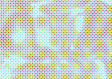 Pop sanat tarzında deseni olan soyut parlak arkaplan, hediye kartları için renkli arkaplan, web sitesi, kartpostallar, iç tasarım, çıkartmalar, ambalaj kağıdı, reklamcılık