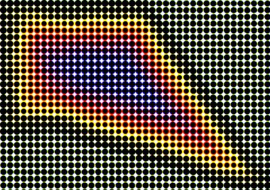 Pop sanat tarzında deseni olan soyut parlak arkaplan, hediye kartları için renkli arkaplan, web sitesi, kartpostallar, iç tasarım, çıkartmalar, ambalaj kağıdı, reklamcılık