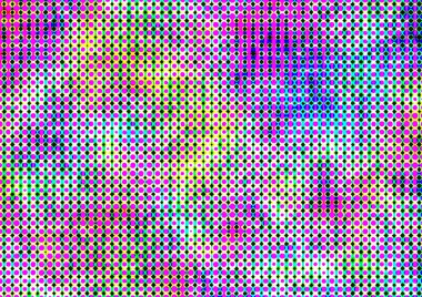 Pop sanat tarzında deseni olan soyut parlak arkaplan, hediye kartları için renkli arkaplan, web sitesi, kartpostallar, iç tasarım, çıkartmalar, ambalaj kağıdı, reklamcılık