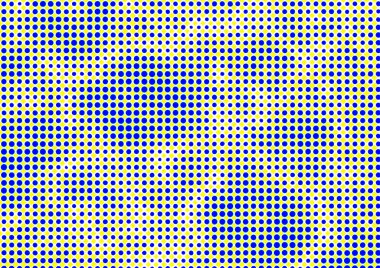 Pop sanat tarzında deseni olan soyut parlak arkaplan, hediye kartları için renkli arkaplan, web sitesi, kartpostallar, iç tasarım, çıkartmalar, ambalaj kağıdı, reklamcılık