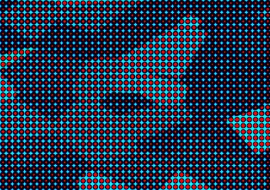 Pop sanat tarzında deseni olan soyut parlak arkaplan, hediye kartları için renkli arkaplan, web sitesi, kartpostallar, iç tasarım, çıkartmalar, ambalaj kağıdı, reklamcılık