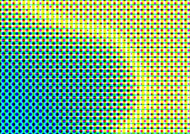 Pop sanat tarzında deseni olan soyut parlak arkaplan, hediye kartları için renkli arkaplan, web sitesi, kartpostallar, iç tasarım, çıkartmalar, ambalaj kağıdı, reklamcılık