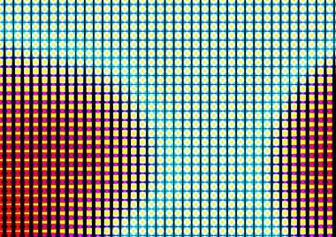 Pop sanat tarzında deseni olan soyut parlak arkaplan, hediye kartları için renkli arkaplan, web sitesi, kartpostallar, iç tasarım, çıkartmalar, ambalaj kağıdı, reklamcılık